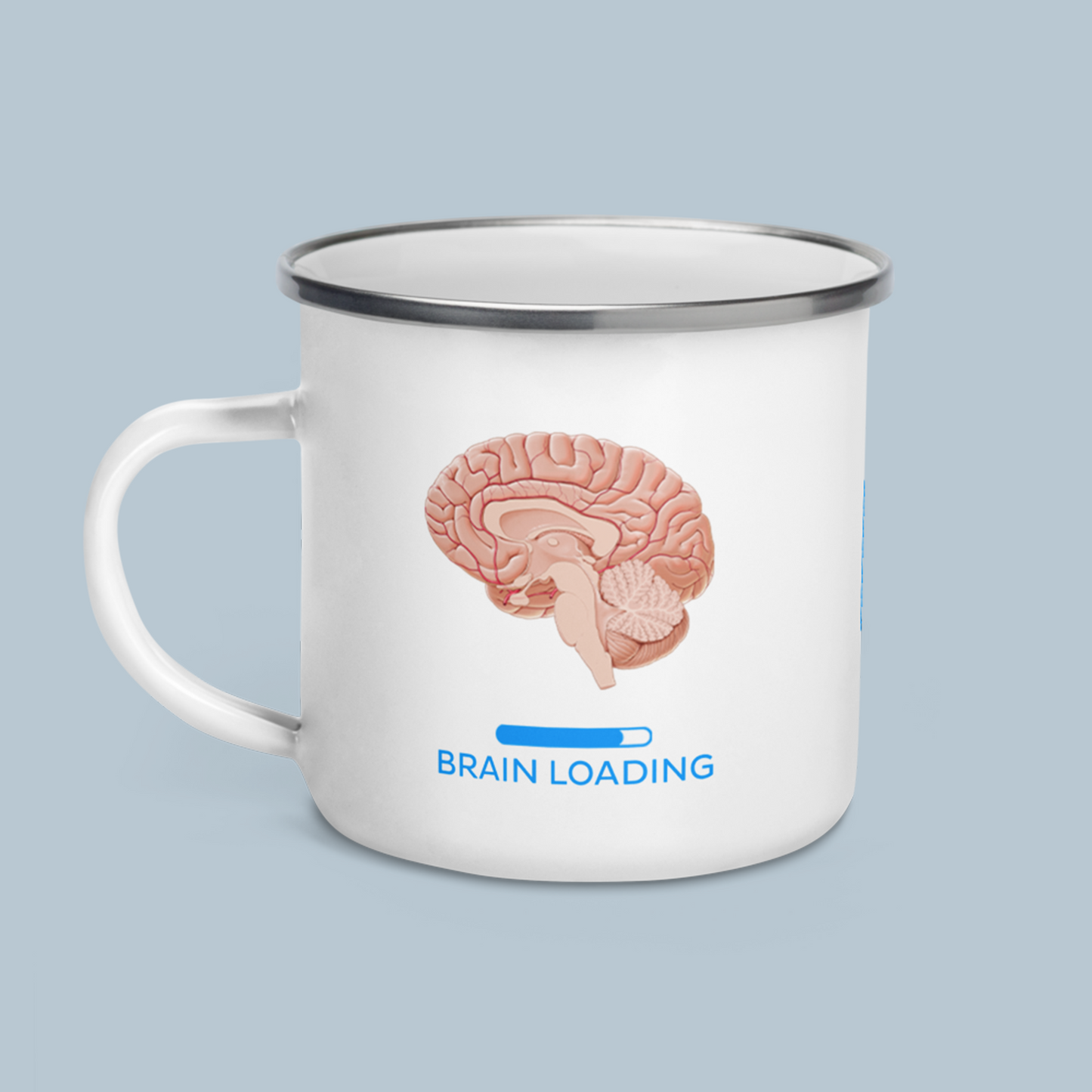 Brain Loading - Enamel Mug