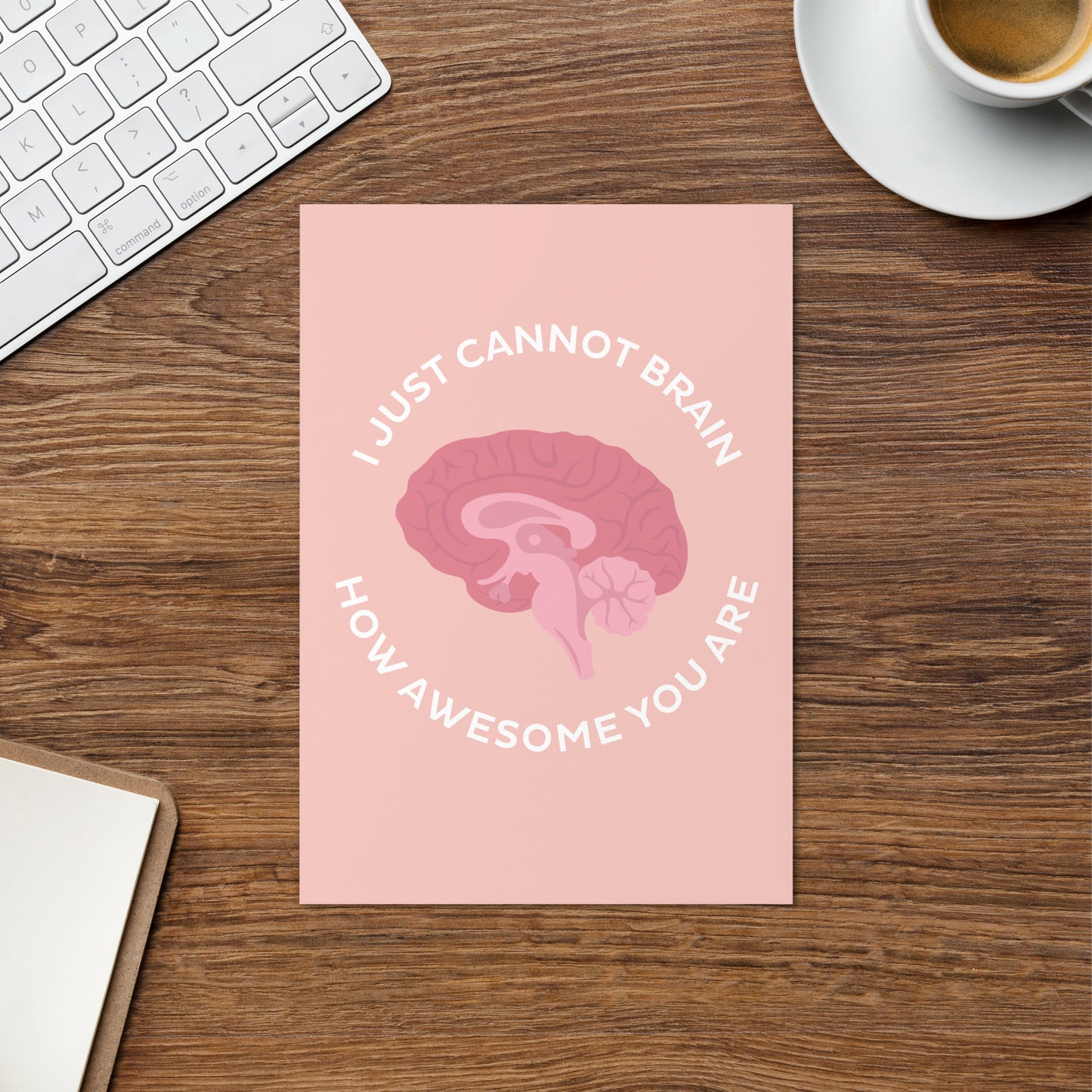 Cannot brain - Greeting card