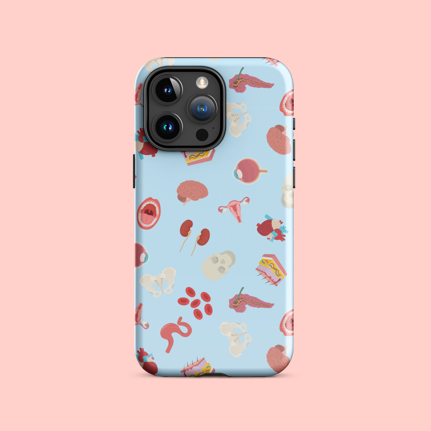 Cartoon Organs - Tough Case for iPhone®