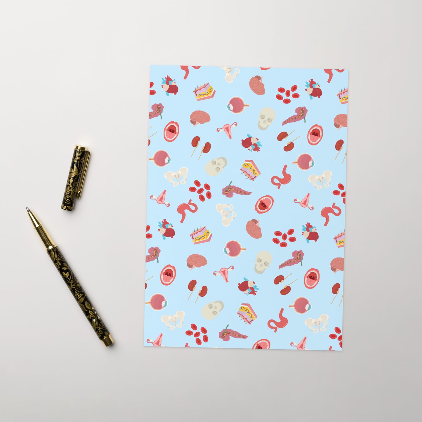 Cartoon Organs - Greeting card
