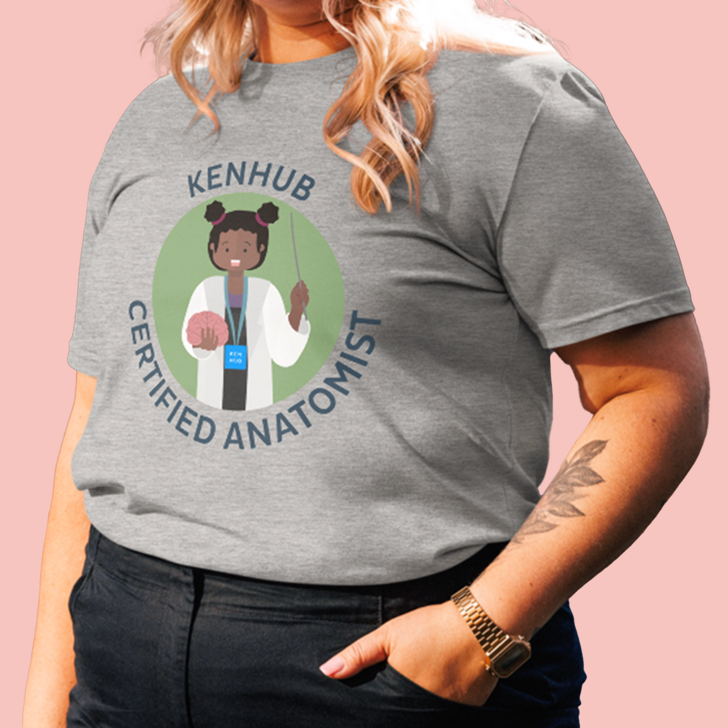 Certified Anatomist #3 - Unisex Organic Cotton T-shirt