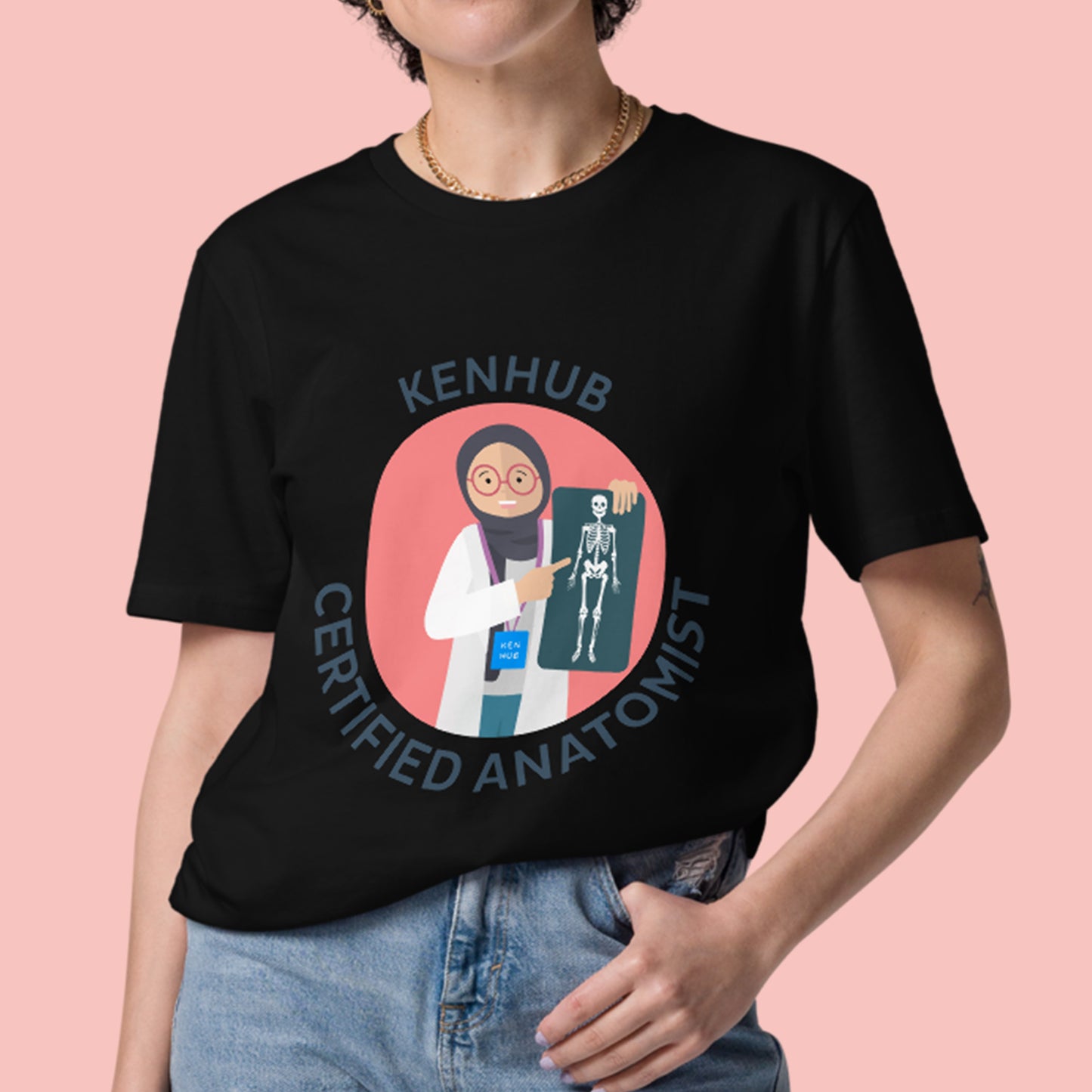 Certified Anatomist #4 - Unisex Organic Cotton T-shirt