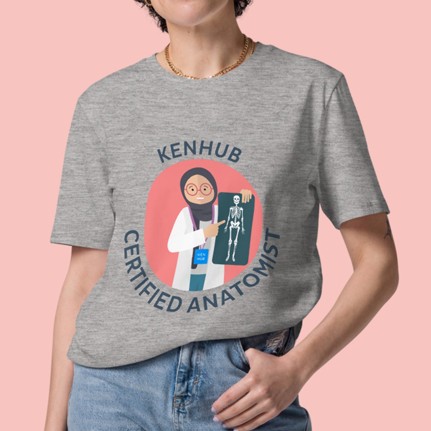 Certified Anatomist #4 - Unisex Organic Cotton T-shirt