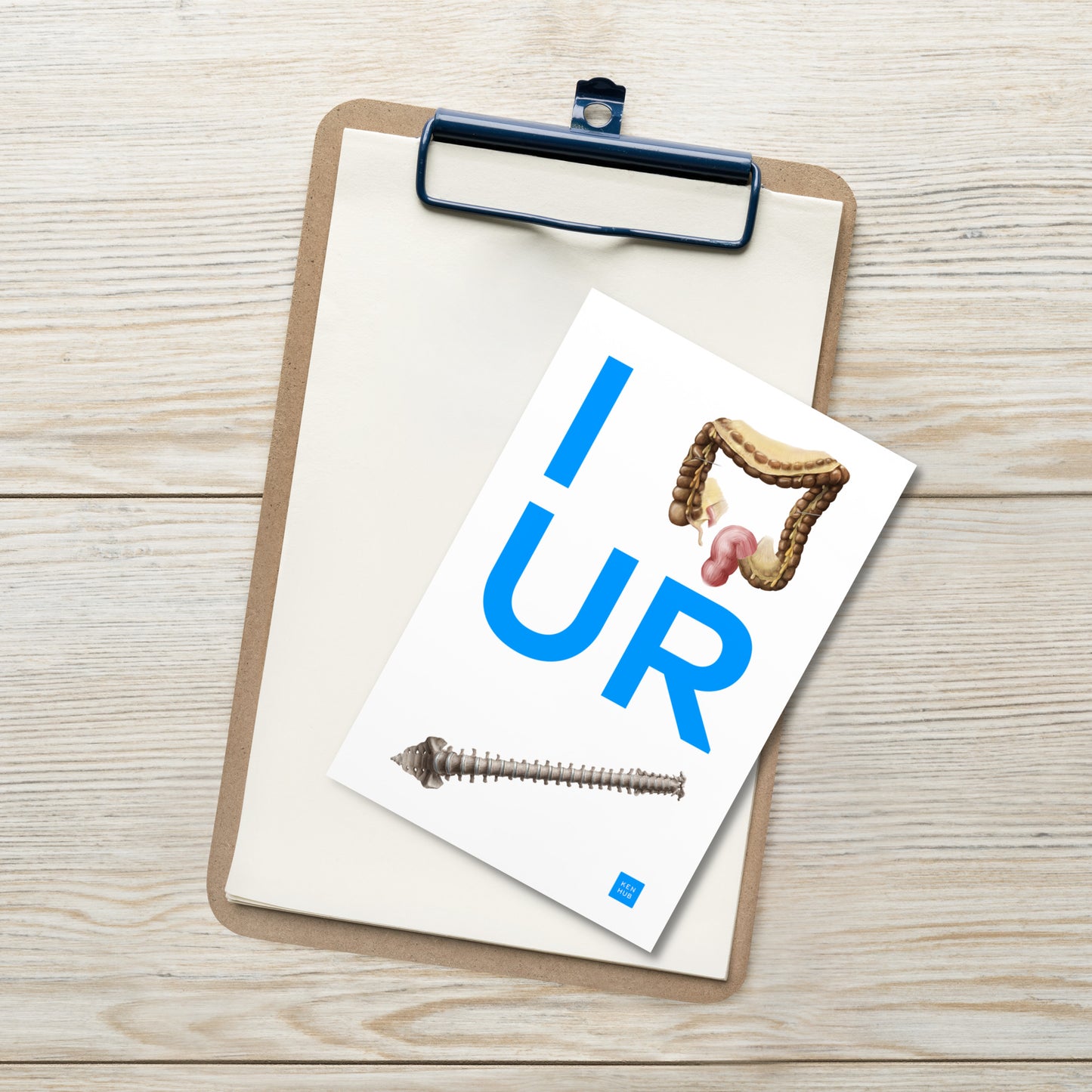 I Gut Your Back - Postcard