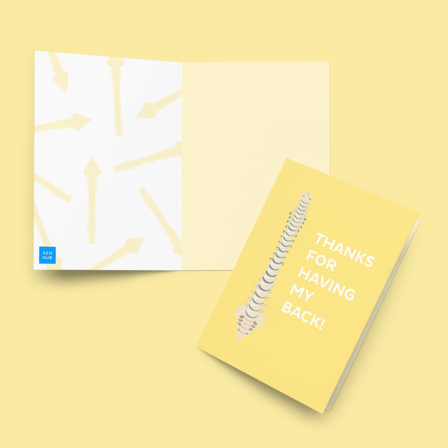 Having my Back - Greeting card