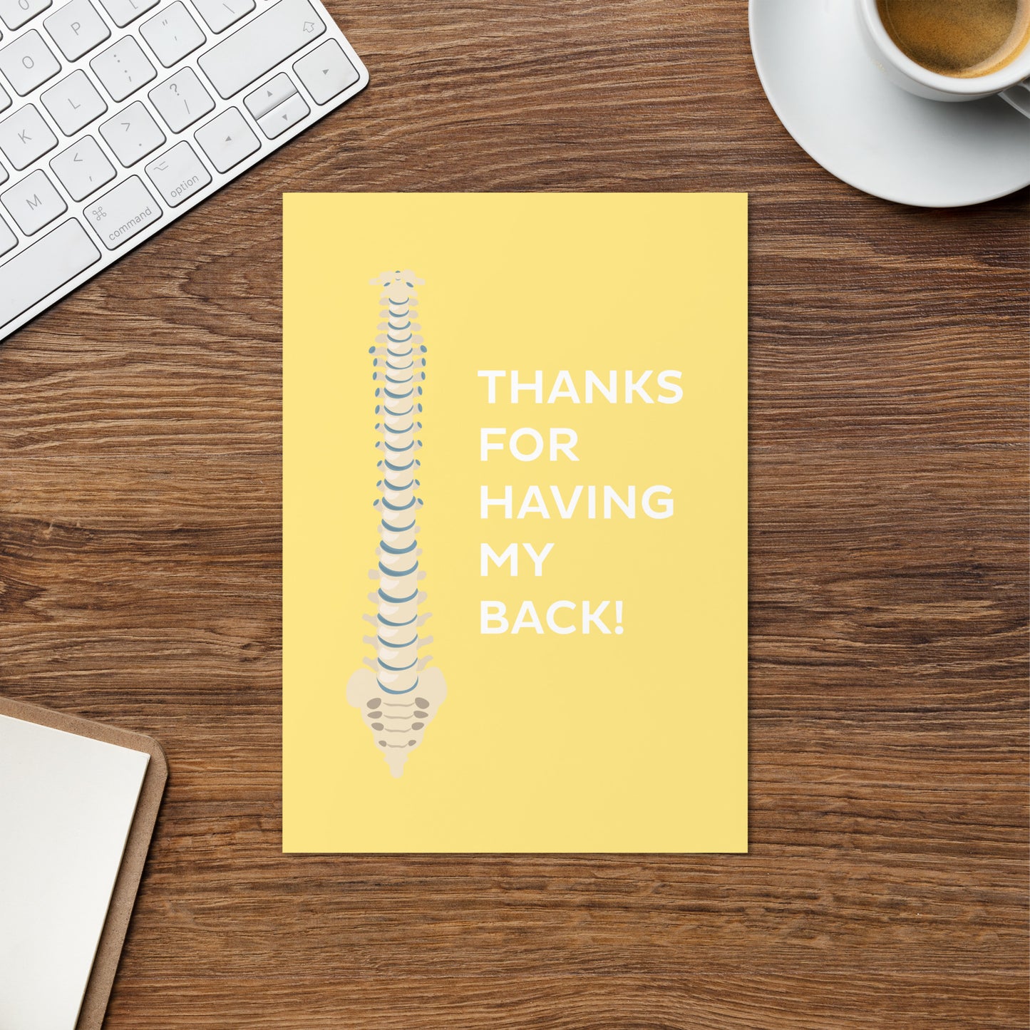 Having my Back - Greeting card