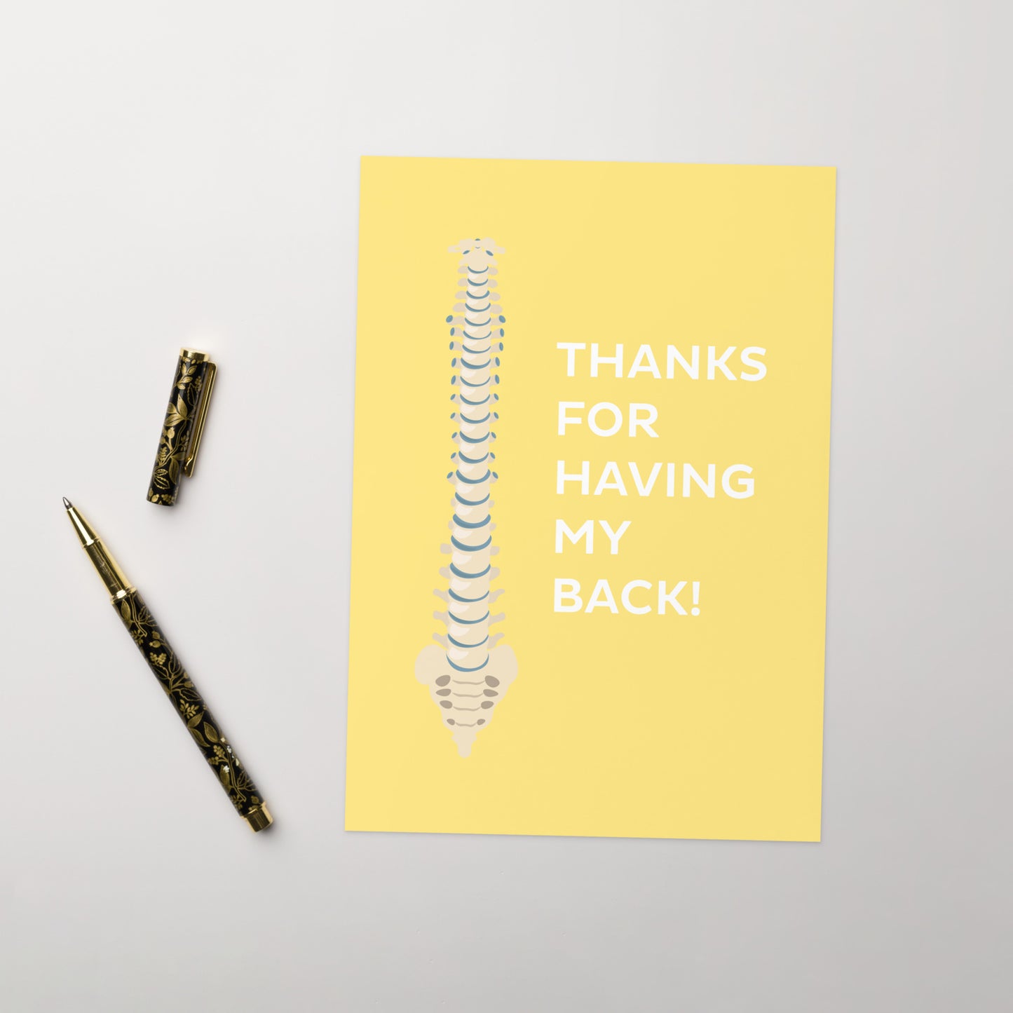 Having my Back - Greeting card