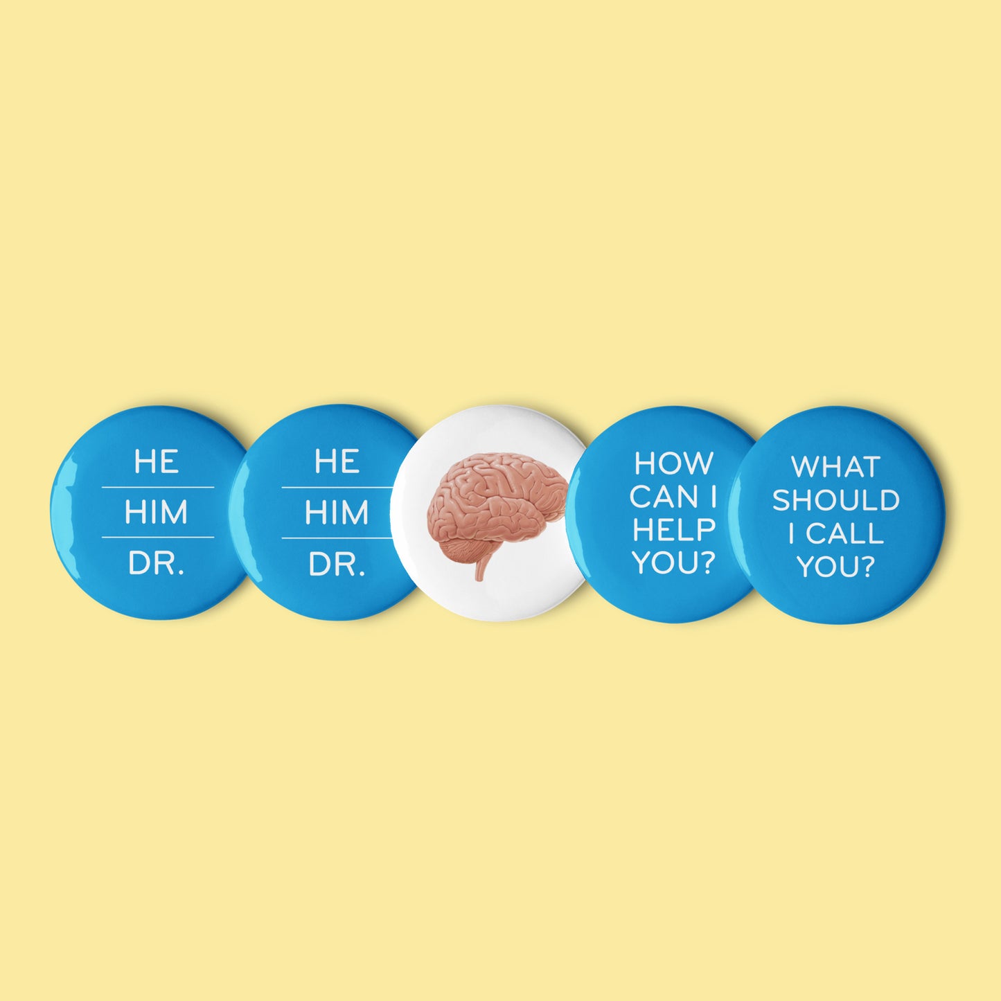 Pronoun Pins (he/him)