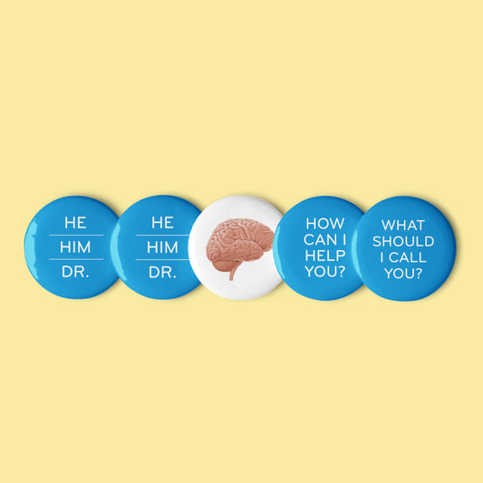 Pronoun Pins (he/him)