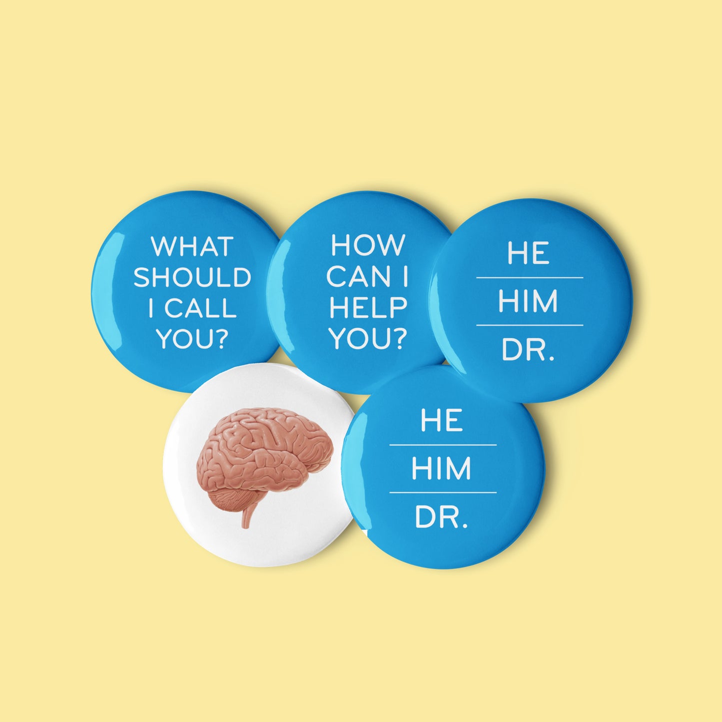 Pronoun Pins (he/him)