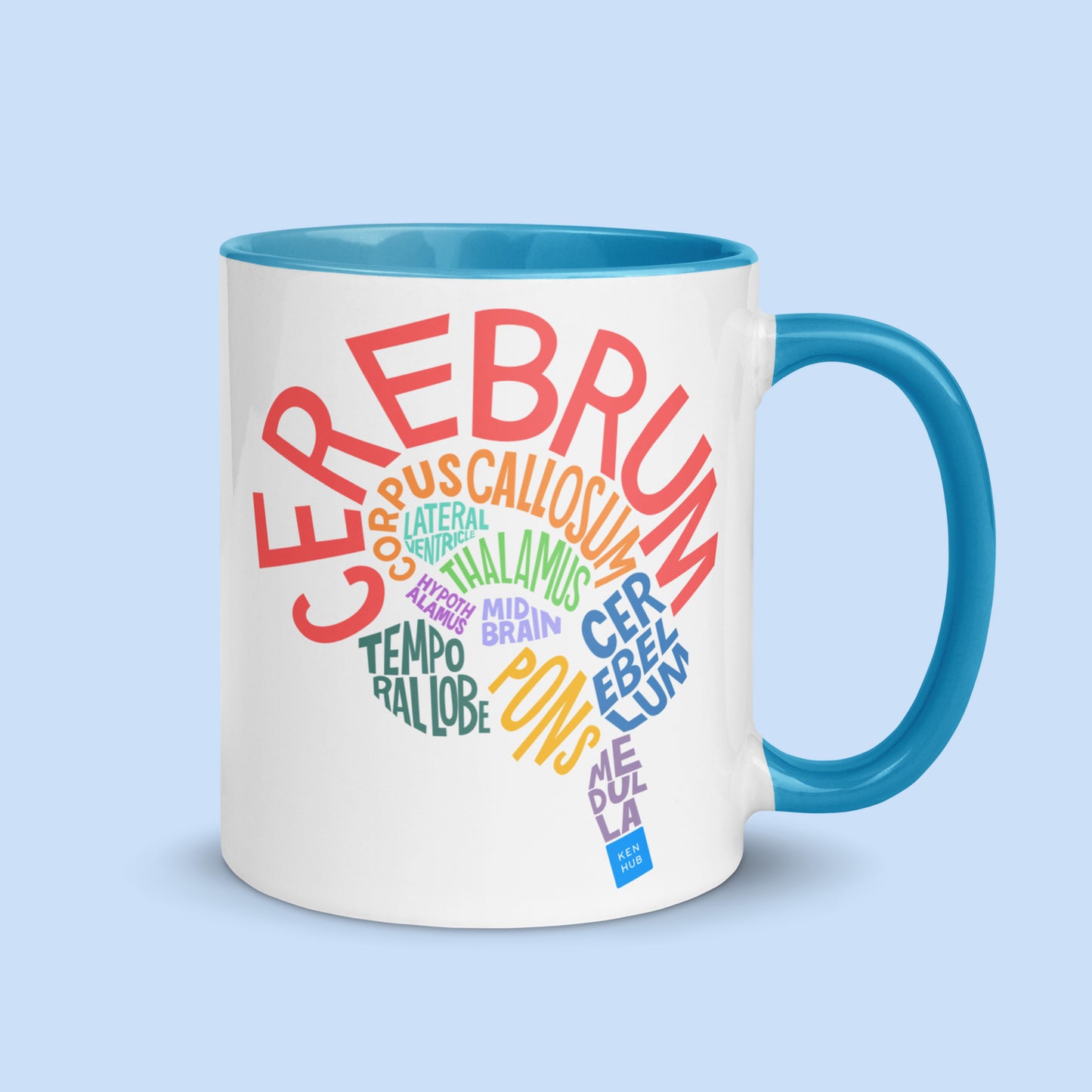 Lettered Brain - Mug with Color Inside