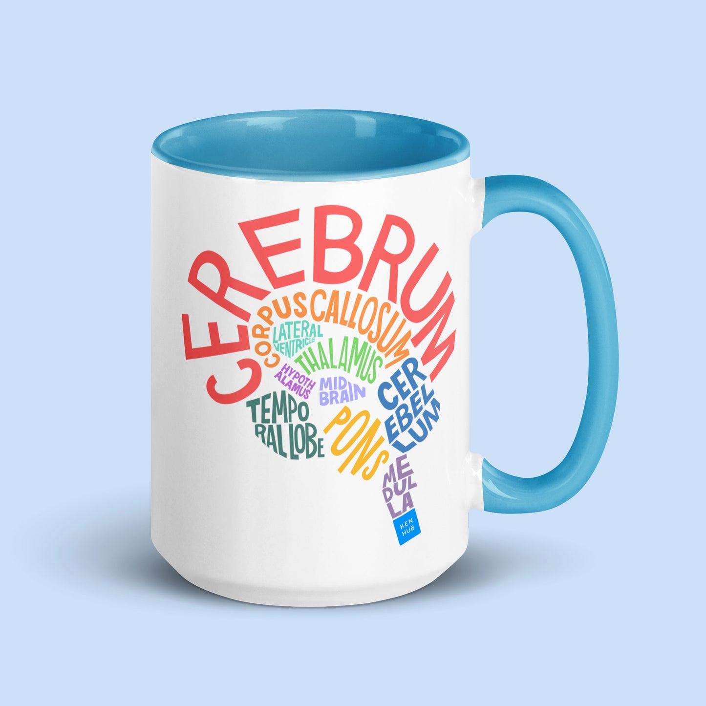 Lettered Brain - Mug with Color Inside
