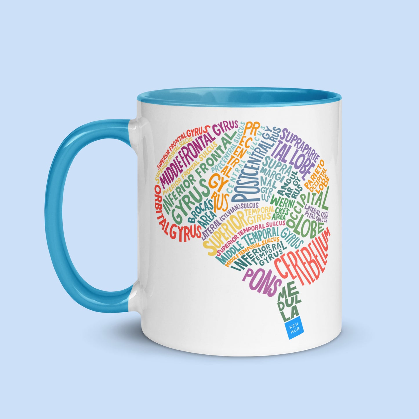 Lettered Brain - Mug with Color Inside