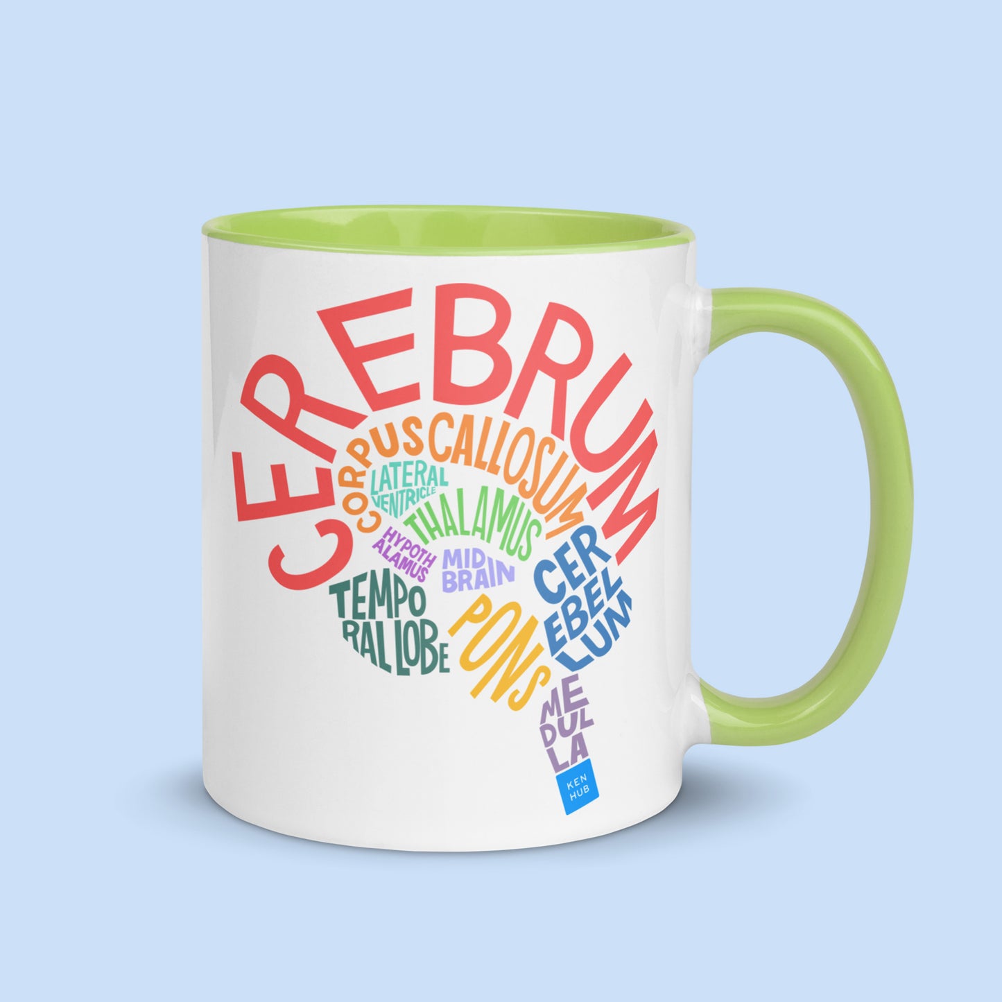 Lettered Brain - Mug with Color Inside