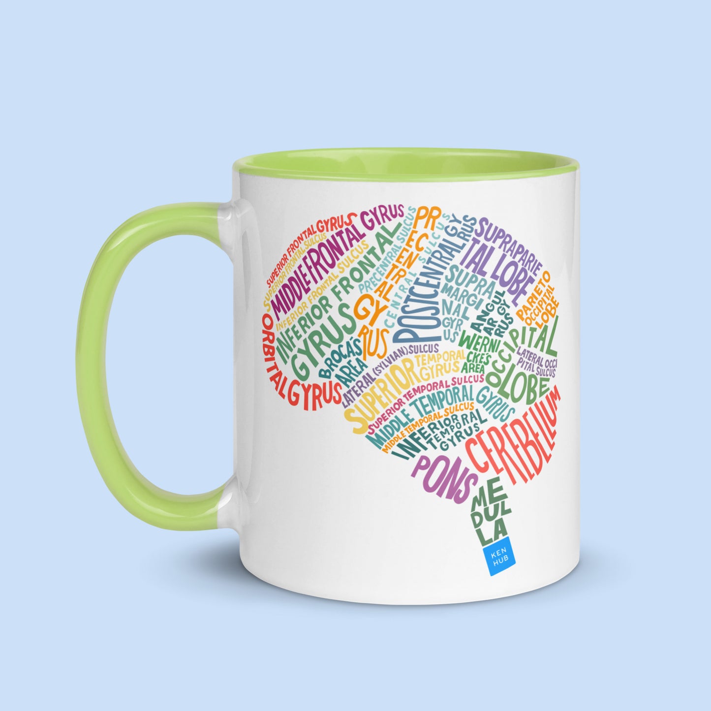 Lettered Brain - Mug with Color Inside