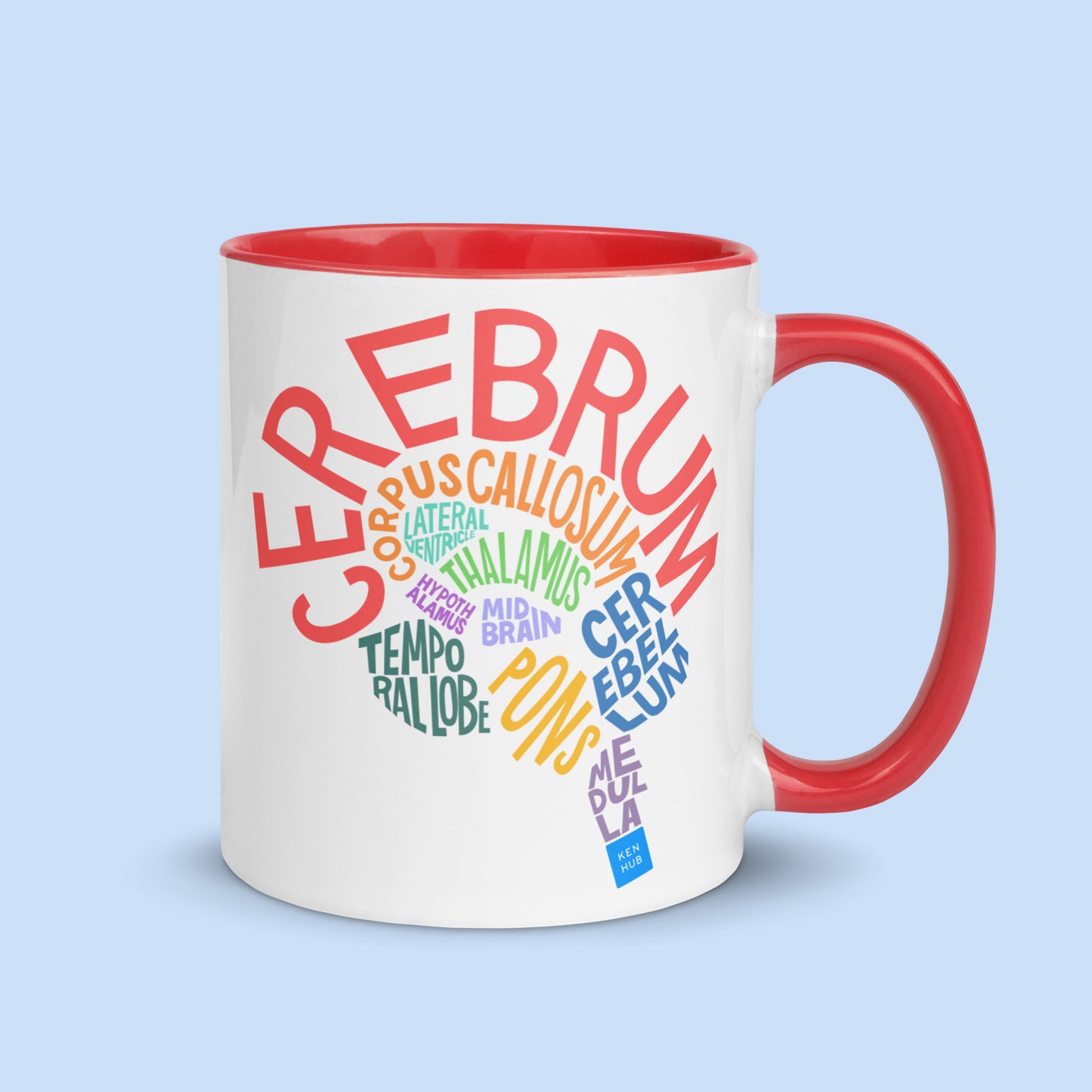Lettered Brain - Mug with Color Inside