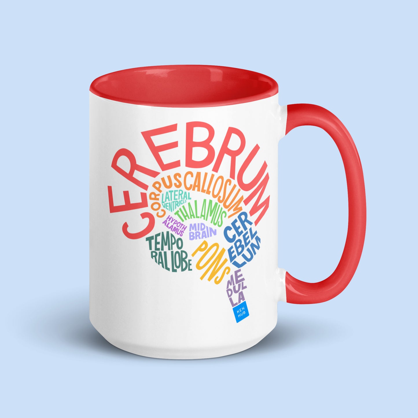 Lettered Brain - Mug with Color Inside
