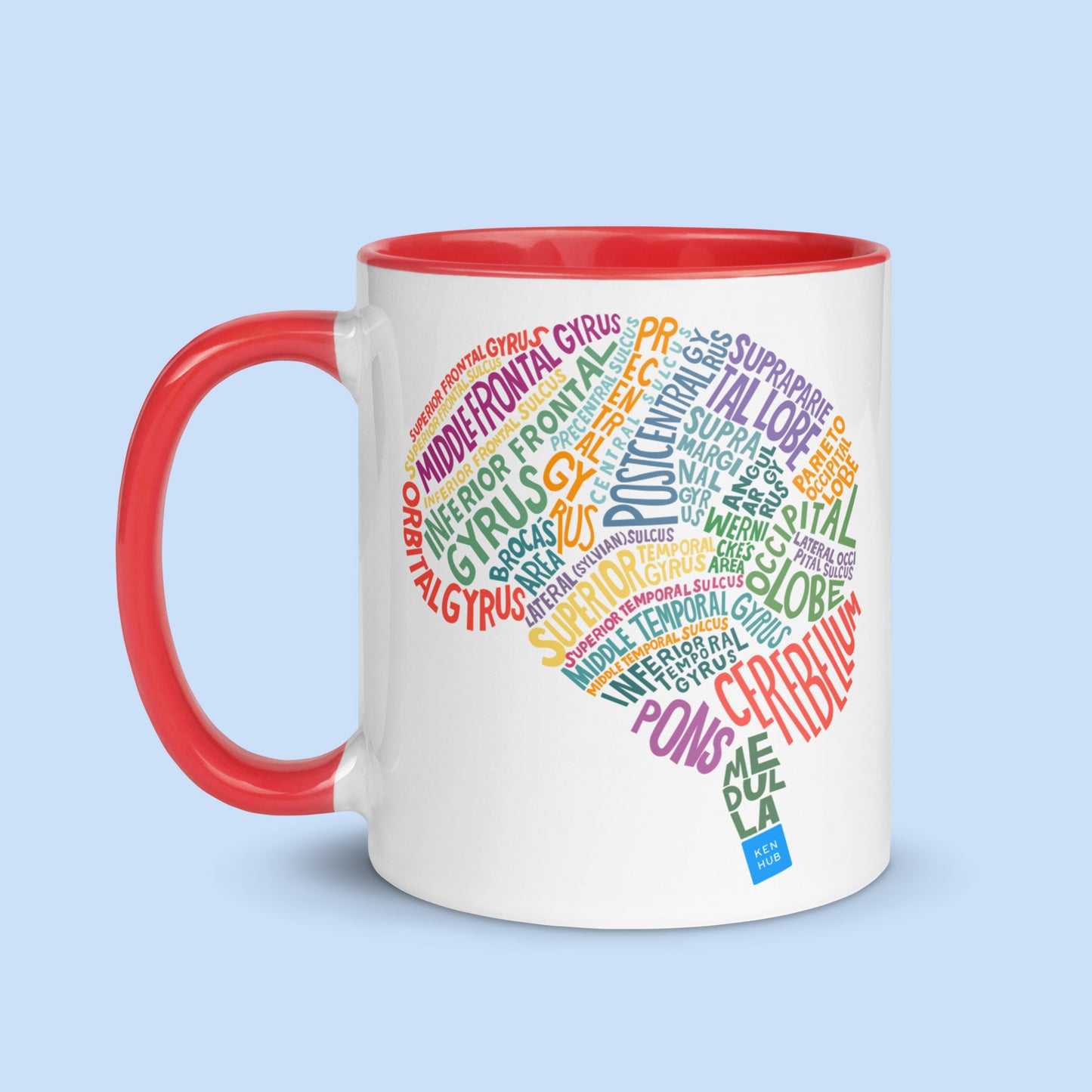 Lettered Brain - Mug with Color Inside