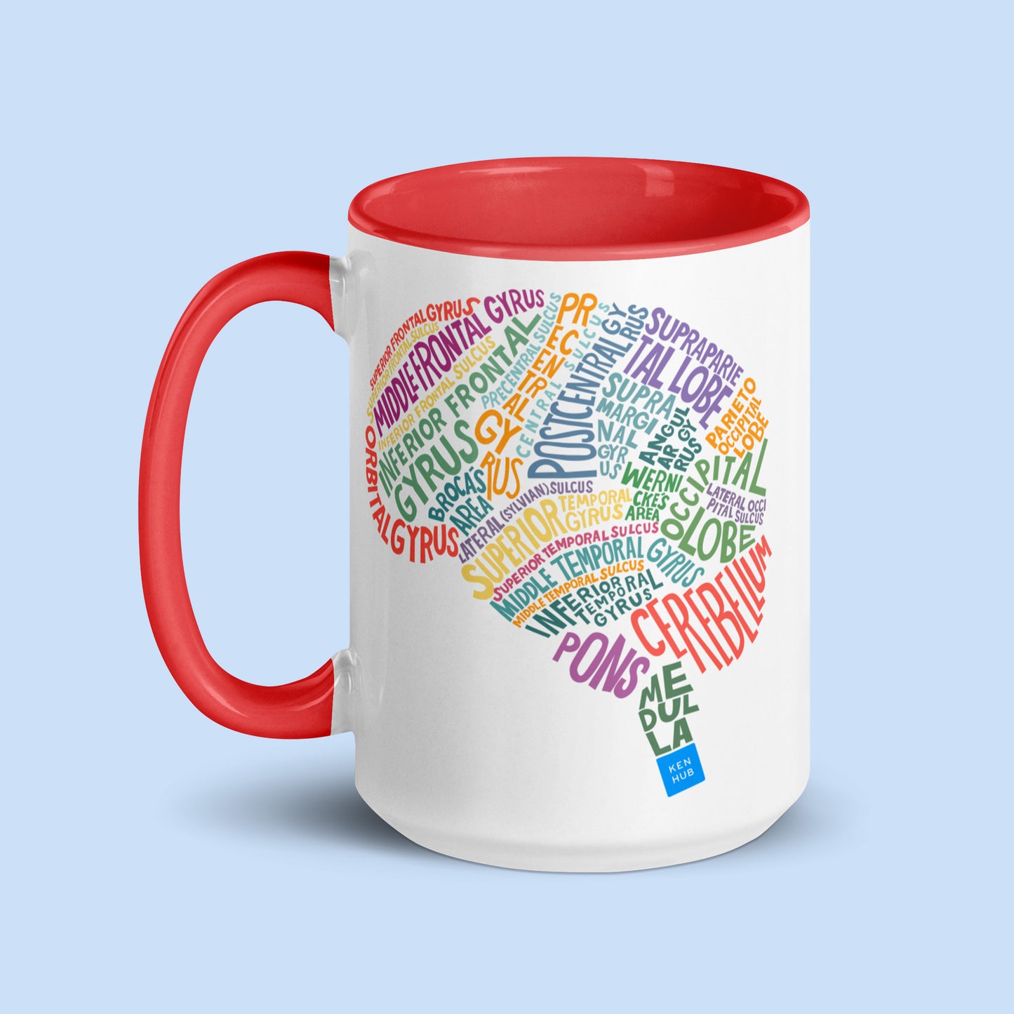 Lettered Brain - Mug with Color Inside