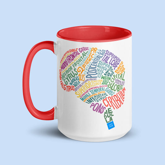 Lettered Brain -  Mug with Color Inside