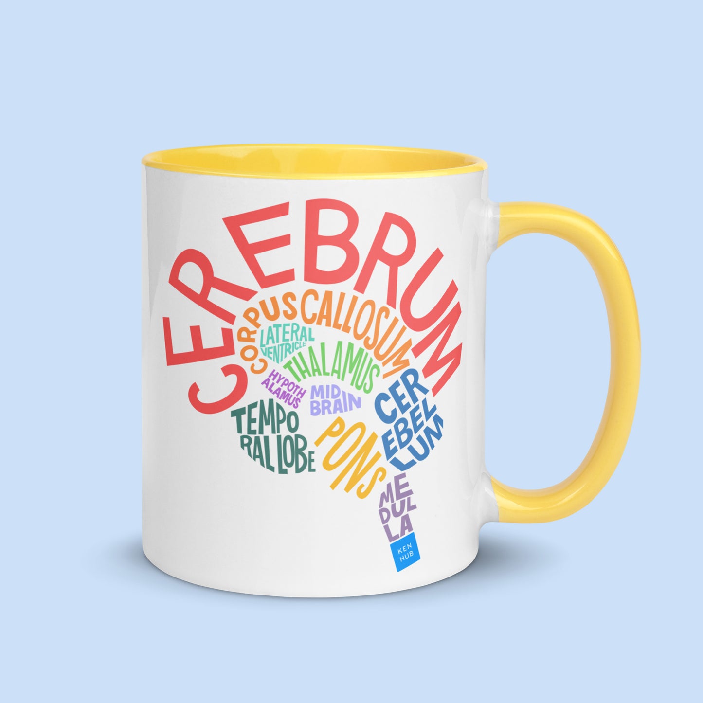 Lettered Brain - Mug with Color Inside