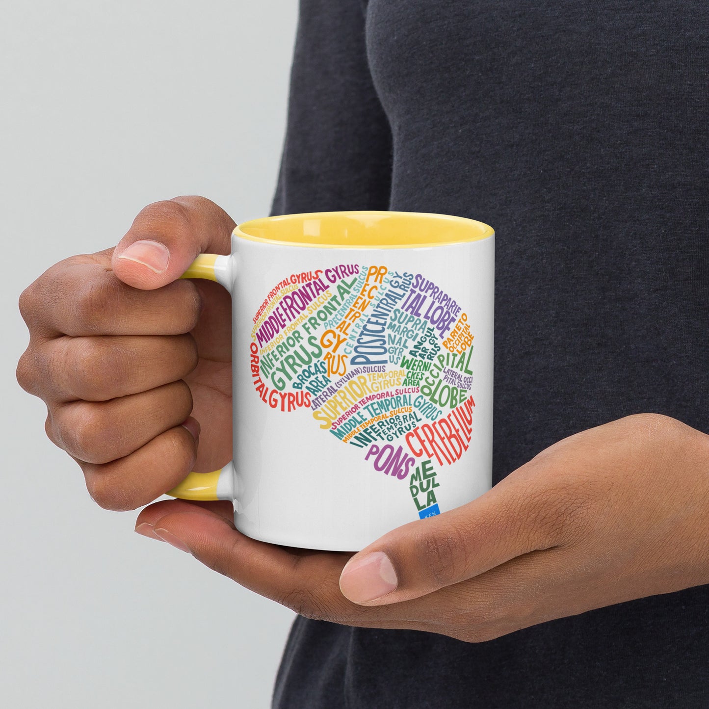 Lettered Brain - Mug with Color Inside