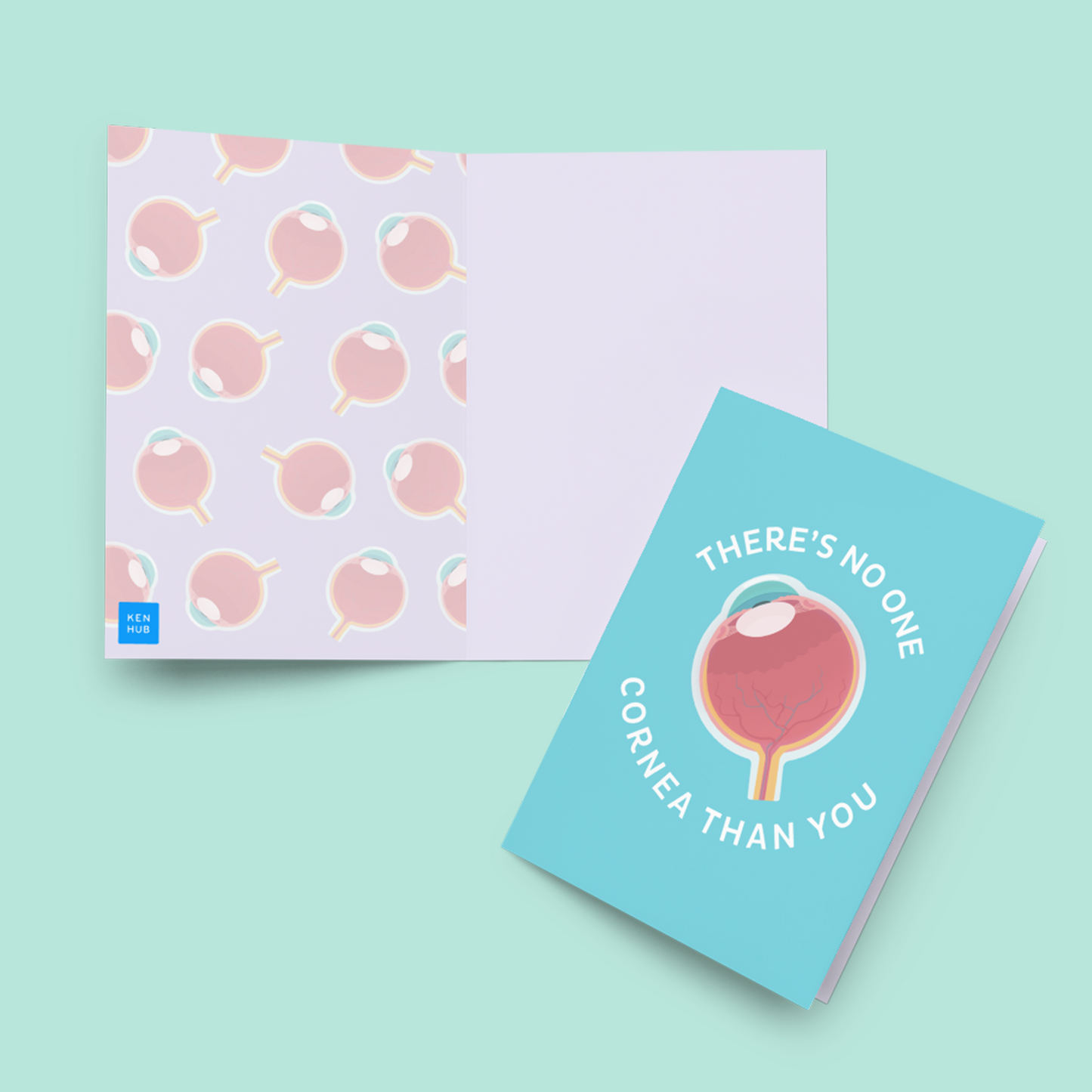 No one Cornea - Greeting card