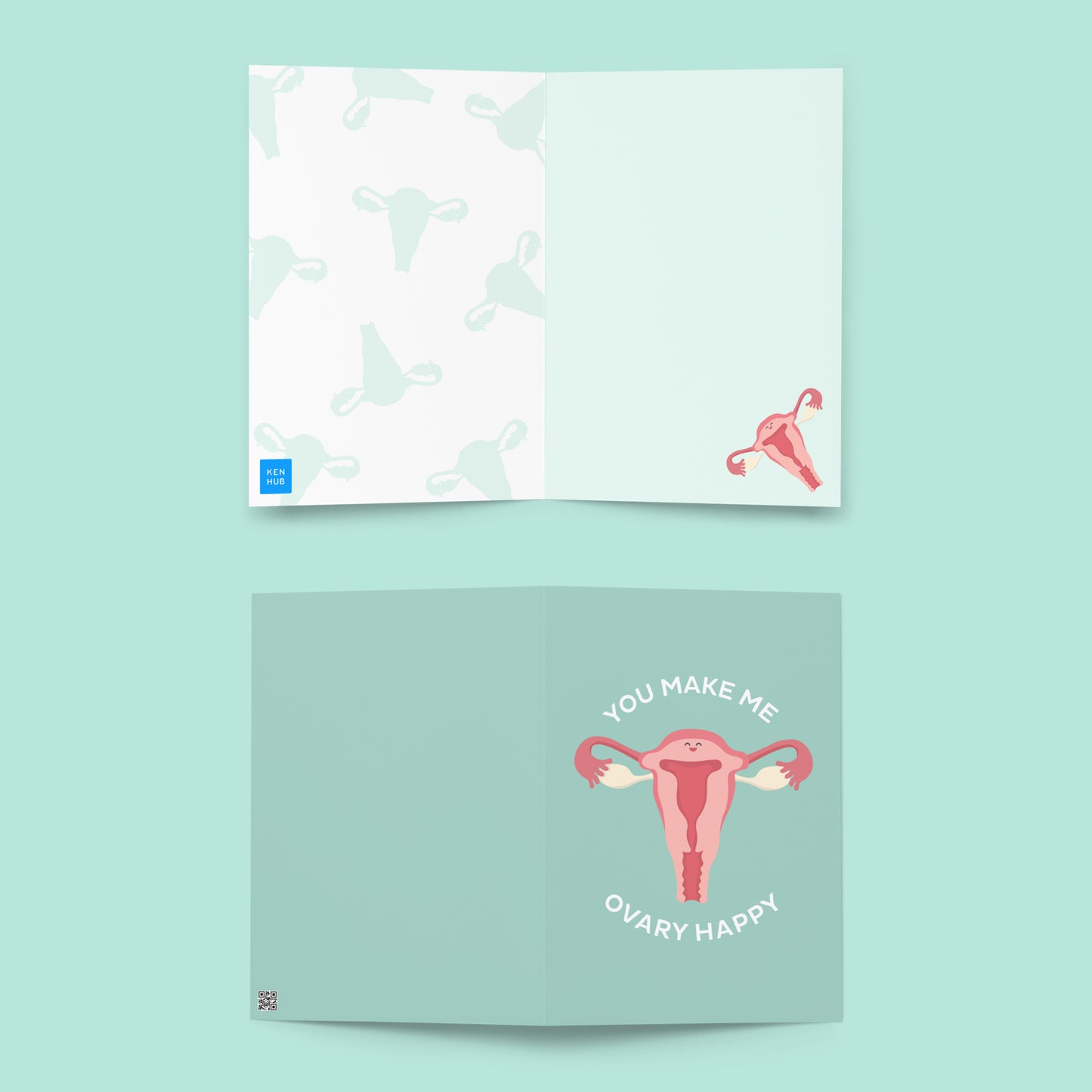 Ovary happy - Greeting card