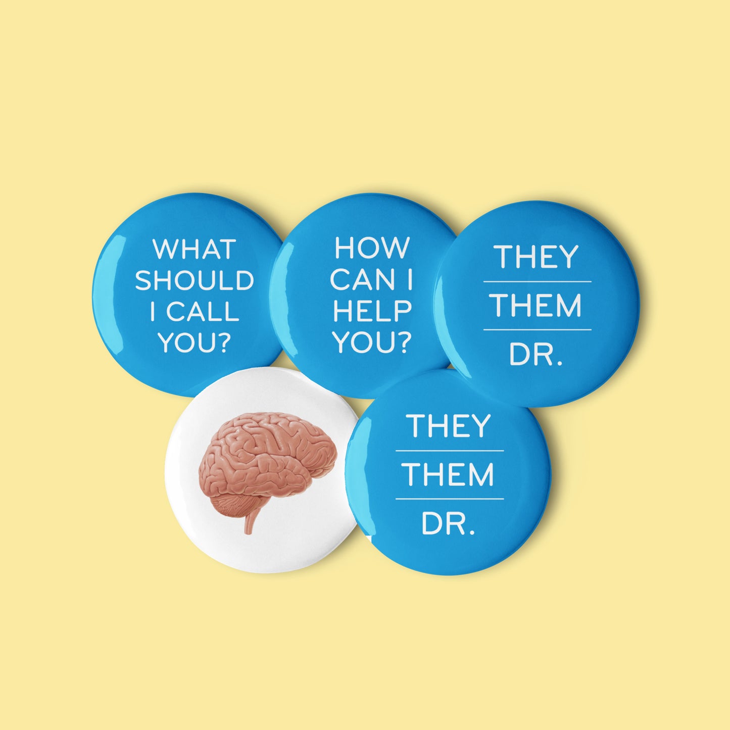 Pronoun Pins (they/them)