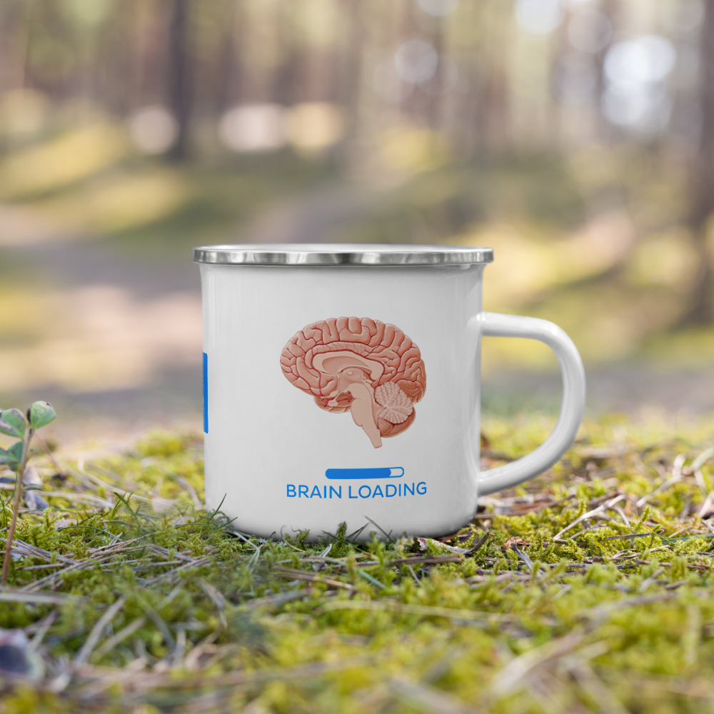 Brain Loading - Enamel Mug