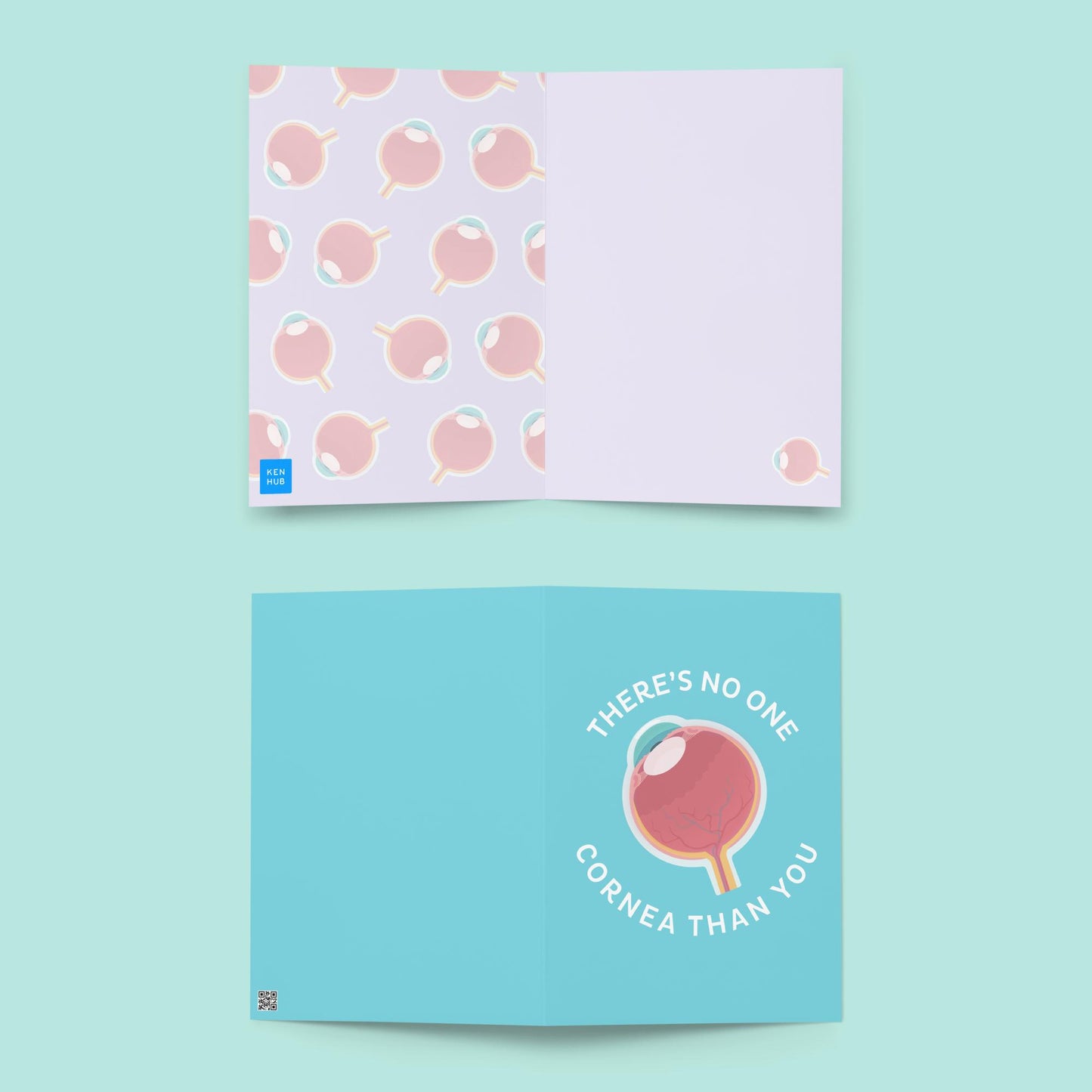 No one Cornea - Greeting card