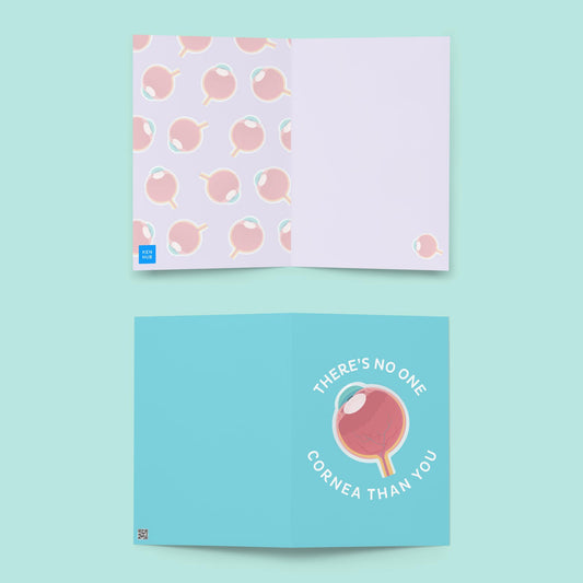 No one Cornea - Greeting card