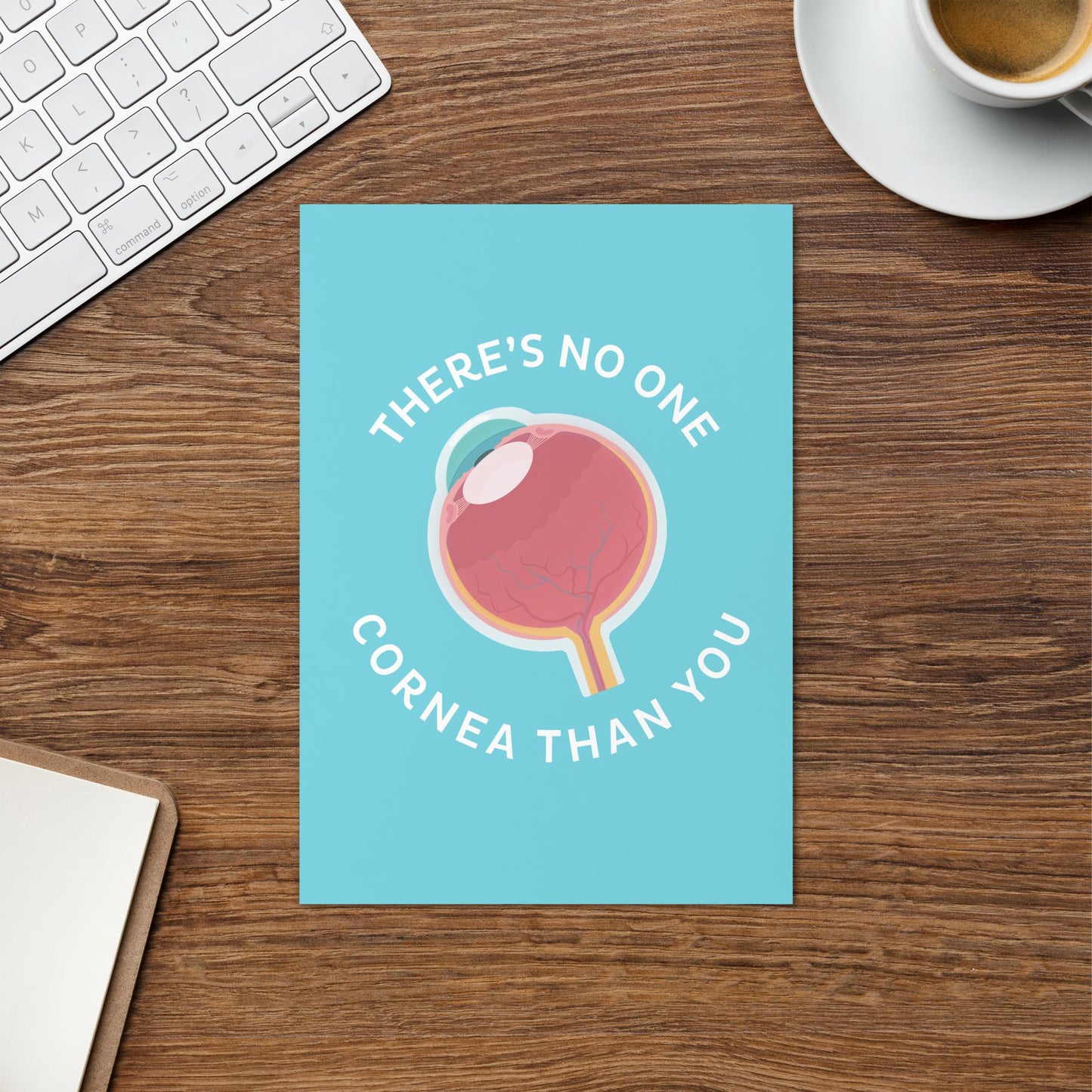 No one Cornea - Greeting card