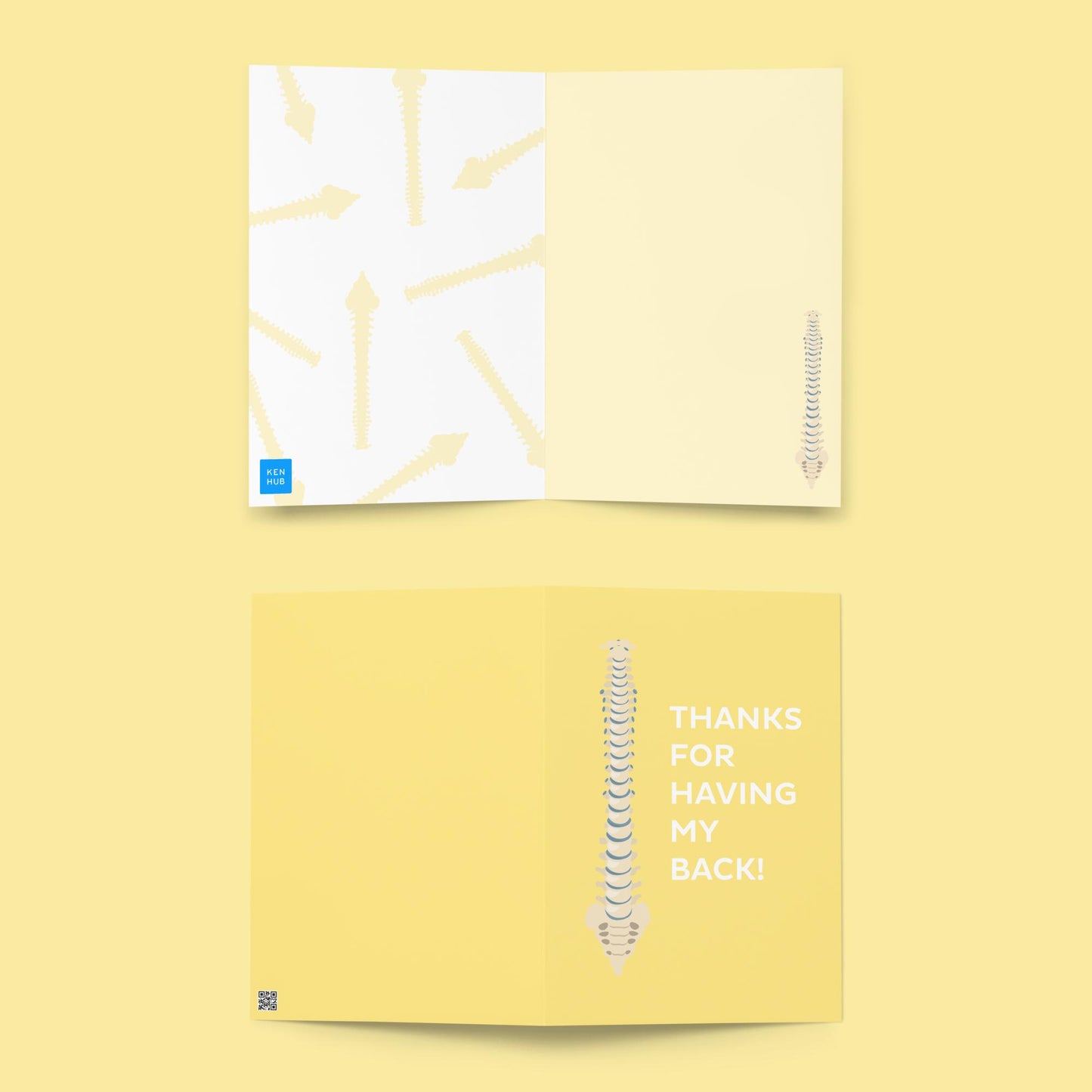Having my Back - Greeting card