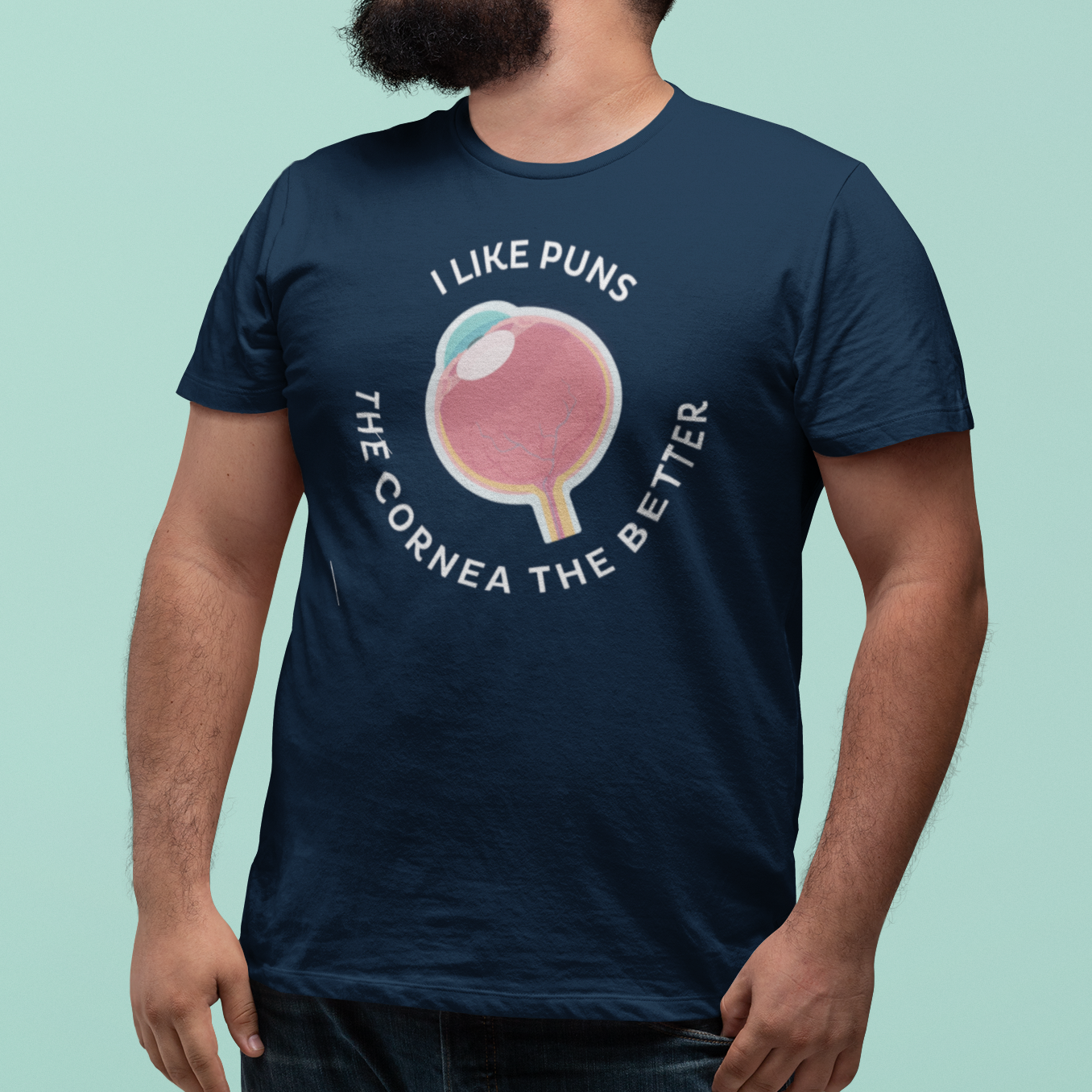 Cornea Pun - Unisex Organic Cotton T-Shirt