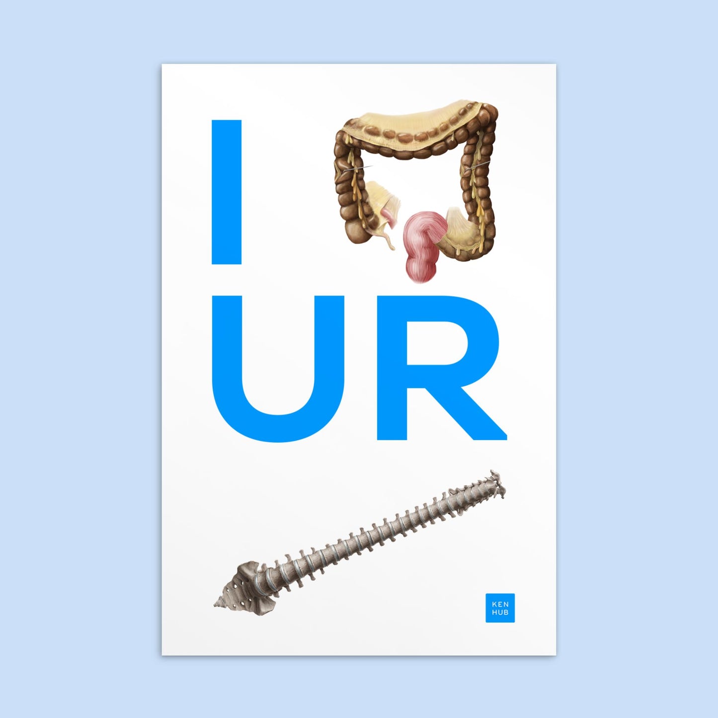 I Gut Your Back - Postcard