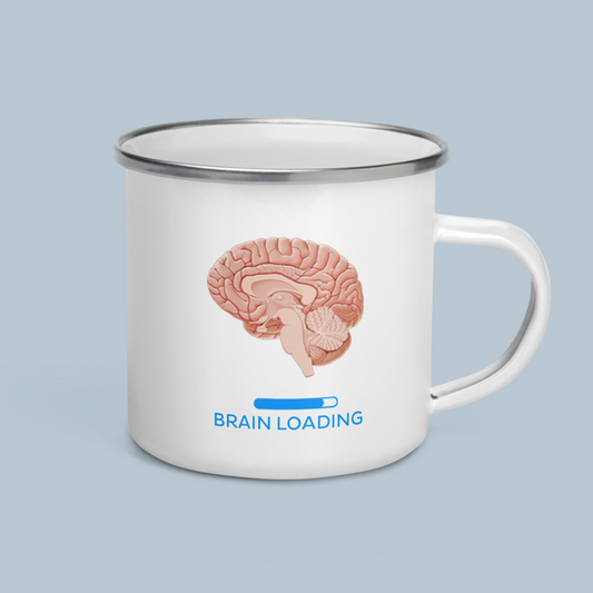 Brain Loading - Enamel Mug
