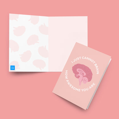 Cannot brain - Greeting card