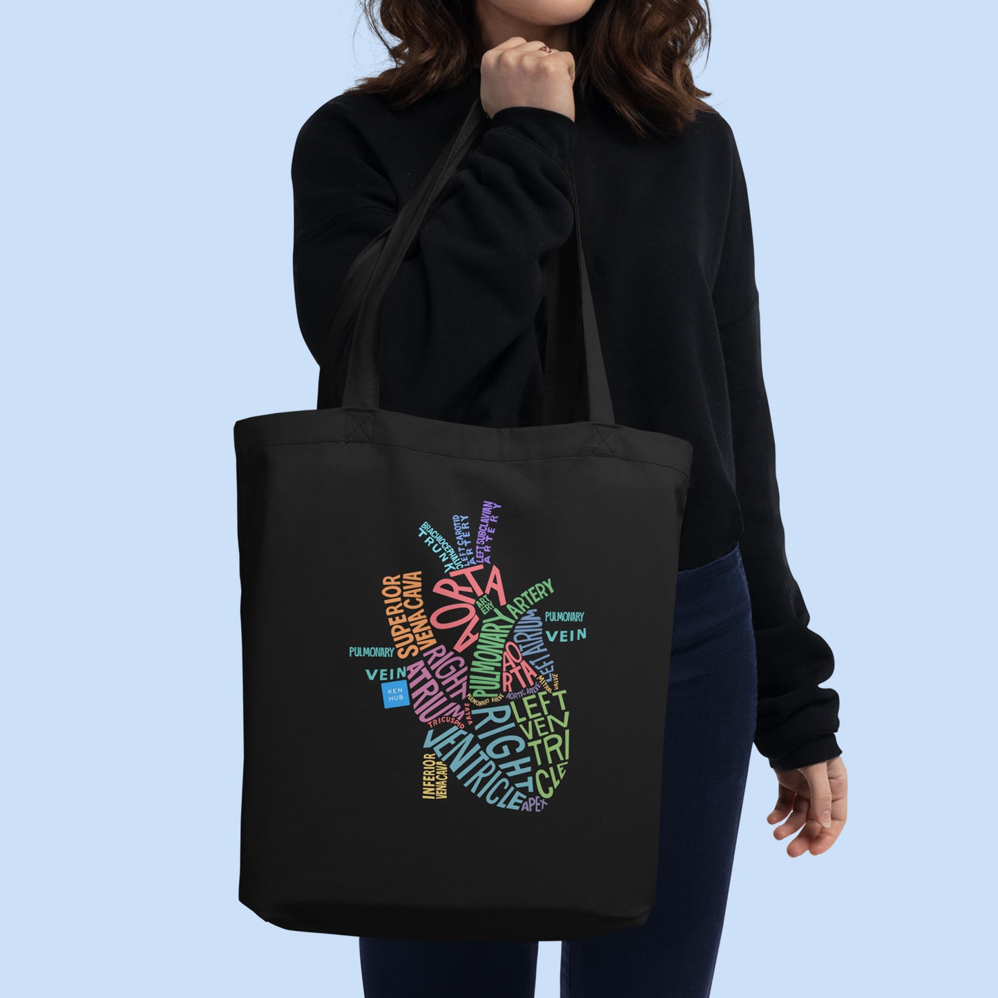 Lettered Heart - Eco Tote Bag