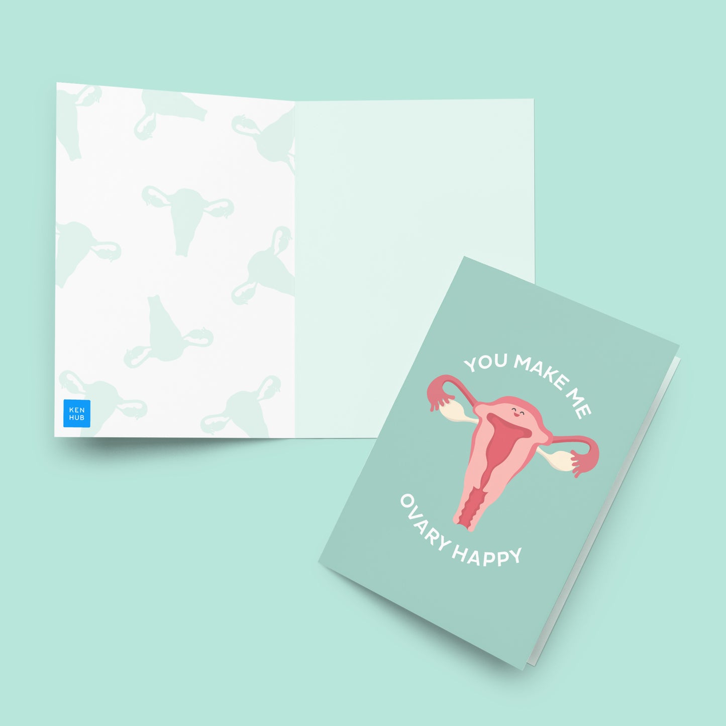 Ovary happy - Greeting card