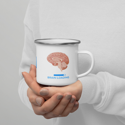 Brain Loading - Enamel Mug